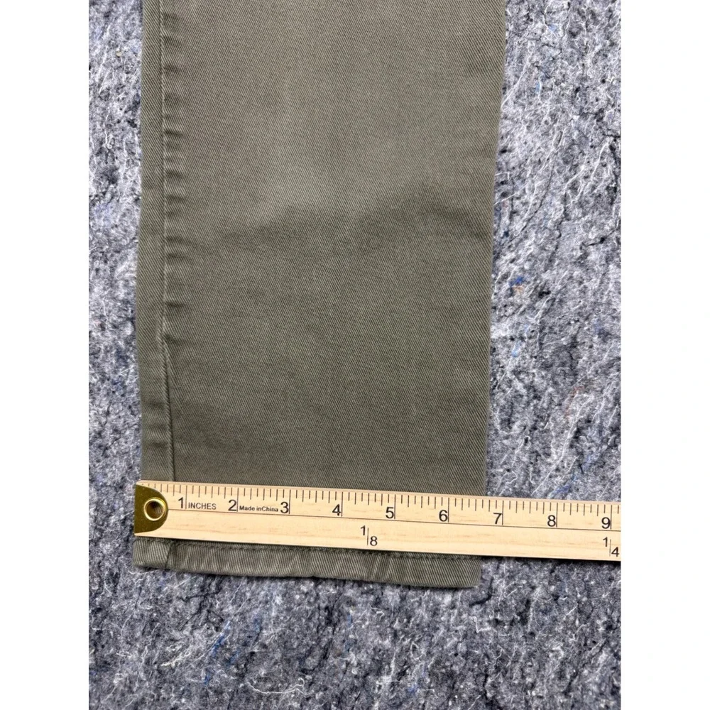 Gloria Vanderbilt Amanda‎ High Rise Tapered Jeans Olive Green Size 6 Short